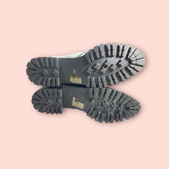 Senso‎ Jackson Boots Black/White Gothcore Size 8 - Picture 9 of 9